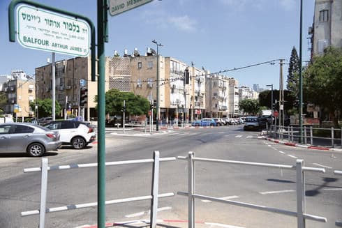רחוב בלפור בבת ים (צילום: יאיר שגיא) רחוב בלפור בבת ים