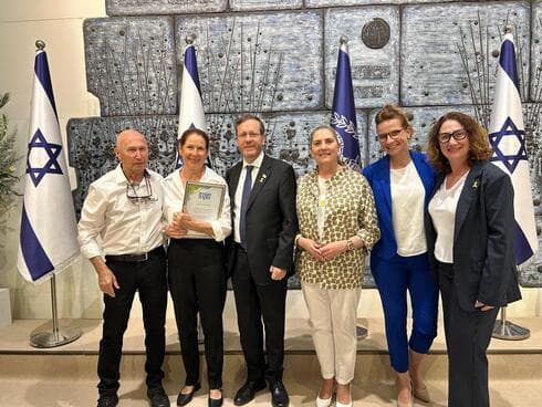 אודליה בבית הנשיא 