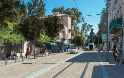 הרכבת הקלה בעמק רפאים הרכבת הקלה בעמק רפאים
