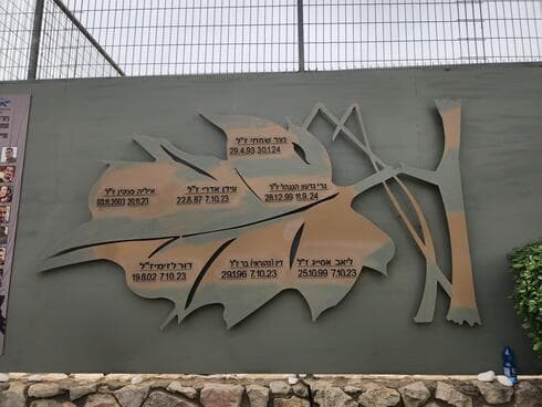 קיר הזיכרון בבית ספר אלון (צילום: דוברות עיריית נוף הגליל) קיר הזיכרון בבית ספר אלון