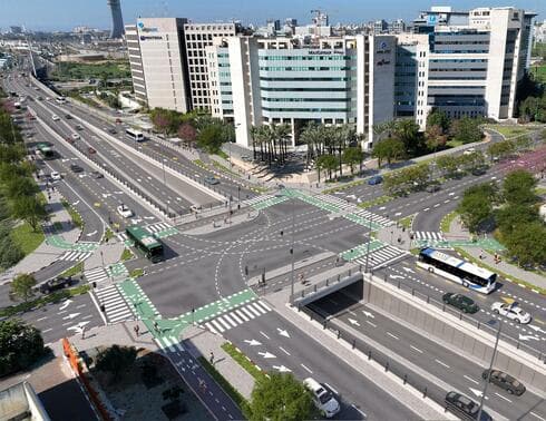 כביש אם המושבות פתח תקוה (הדמיה: באדיבות נתיבי איילון / ארקאפקט עדי בואנו) כביש אם המושבות פתח תקוה