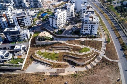 הפארק החדש בכניסה לשכונת מורשת במודיעין