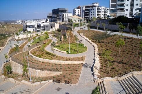 הפארק החדש בכניסה לשכונת מורשת במודיעין
