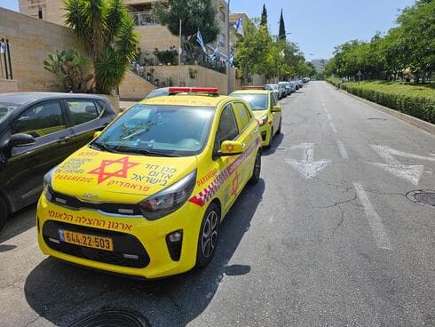 מזירת השריפה הטראגית במודיעין (צילום: תיעוד מבצעי מד"א) מזירת השריפה הטראגית במודיעין