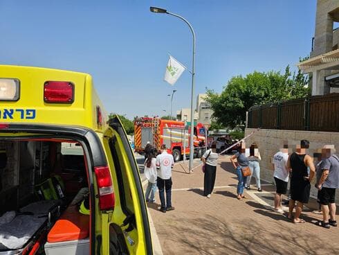 מזירת השריפה הטראגית במודיעין
