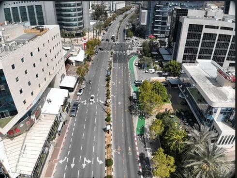 שביל אופניים חדש ברחובות