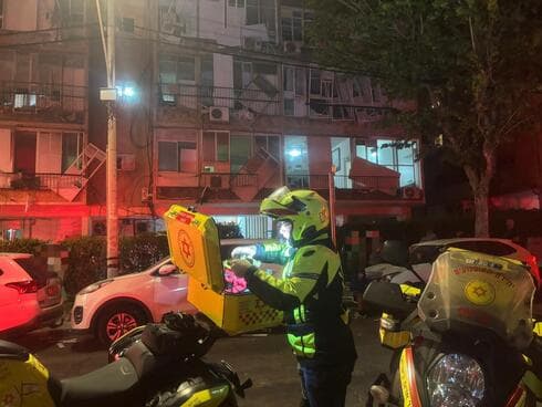 זירת נפילת טיל