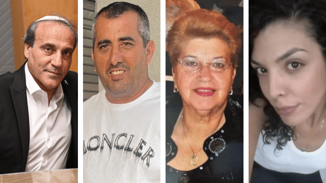 מימין: אפרת סרנגה, בלינה אשכנזי, מיכאל נחום, מאיר (מירו) ווקנין זכרם לברכה