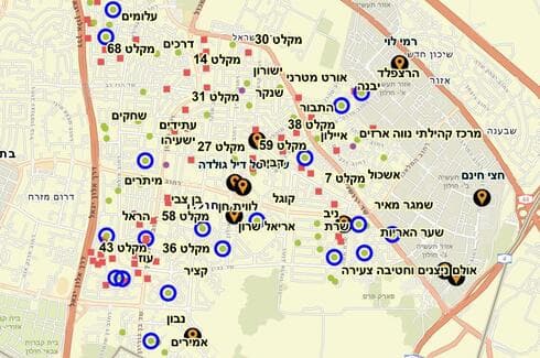 איך המרחב הציבורי הכי קרוב בחולון? המפה הדינאמית