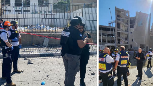 פגיעת טיל בחיפה 20.6.25