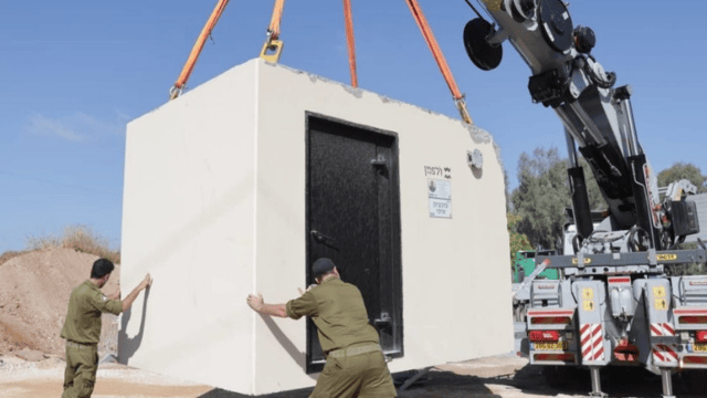 הצבת מיגוניות ברחבי הוד השרון