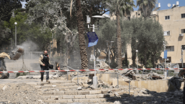 נפילת הטיל בחיפה 22.6.25
