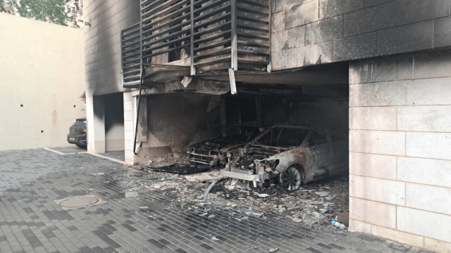 חילוץ נפגעים בשריפה בדרך הים חיפה 24.6.25