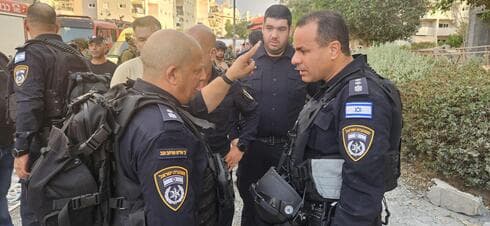 זירת האירוע בבאר שבע