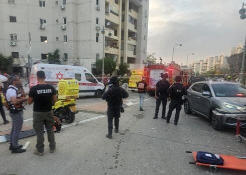 זירת האירוע בבאר שבע