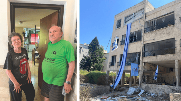 מחכים לעזרה. רחל ובני אנגל בנווה שאנן בחיפה