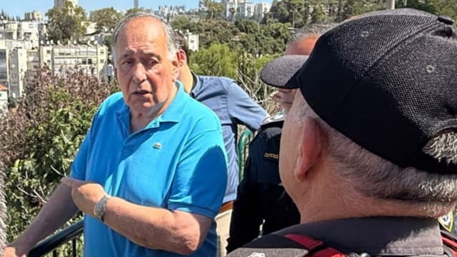 יונה יהב הגיע למקום השריפה נחל הגיבורים חיפה 29.6.25