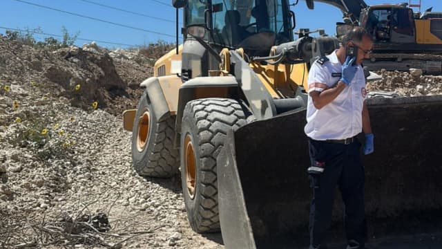 פגיעת עובד ליד עתלית 1.7.25