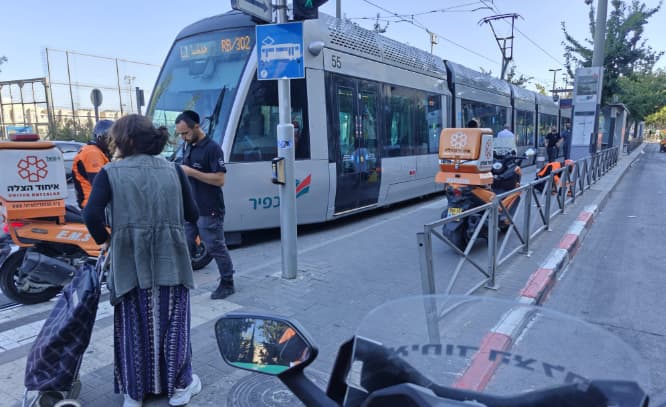 זירת התאונה הקשה בשדרות הרצל