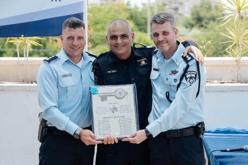 טקס החלפת מפקדים בתחנת משטרת ראשון לציון 