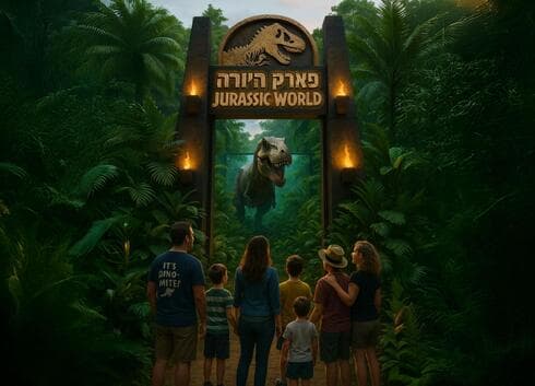 פארק היורה. מגיע לחולון בקיץ 2025