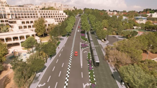 הקו הירוק. רחוב אהרון קציר