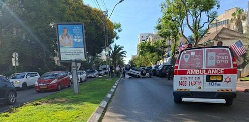 זירת התאונה