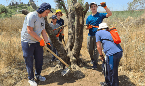 תלמידי אמית המר במחנה הקיץ