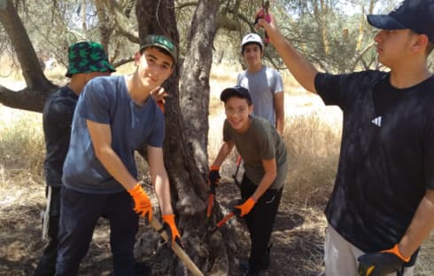 תלמידי אמית המר במחנה הקיץ