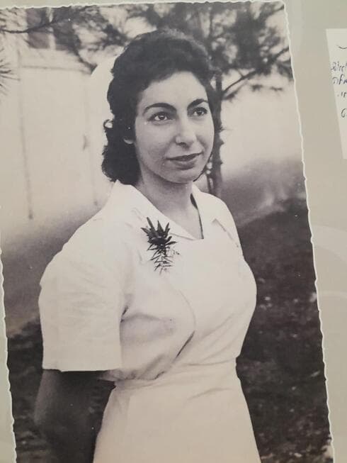 שוש זכריה בצעירותה