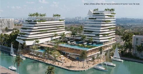 מלון חדש במרינה הרצליה (הדמיה: משרד רני זיס אדריכלים) מלון חדש במרינה הרצליה