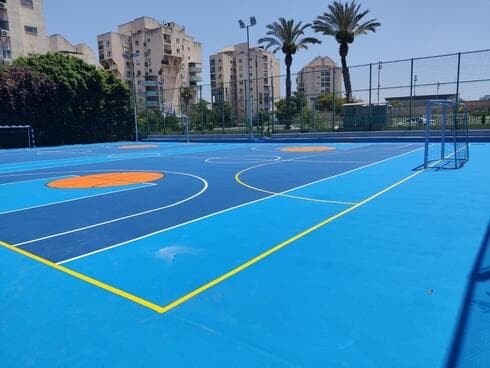 שיפוץ מגרש הספורט שכונת יוספטל חדרה