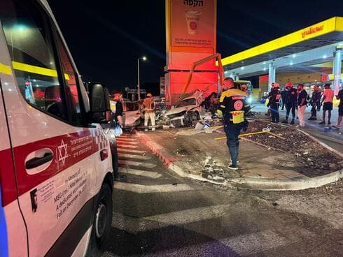 מזירת התאונה הקטלנית בכביש 44 מזירת התאונה הקטלנית בכביש 44