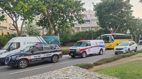 זירת האירוע בנתניה