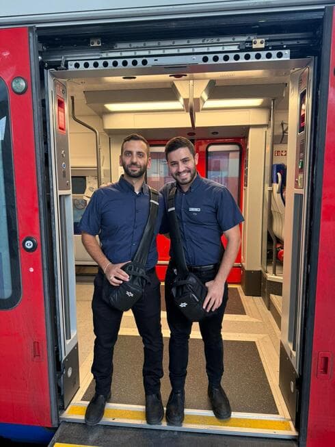 פקחי רכבת ישראל ניב דהן ויאיר שלו לוי