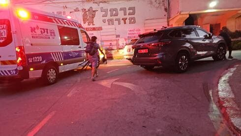 מזירת האירוע הטראגי בראשון לציון (צילום: דוברות זק״א) מזירת האירוע הטראגי בראשון לציון