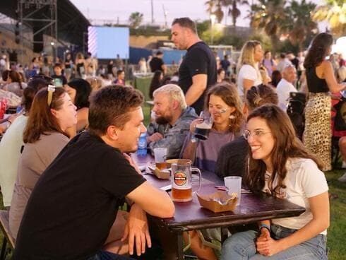 פסטיבל הבירה בבת ים (צילום: עיריית בת ים) פסטיבל הבירה בבת ים