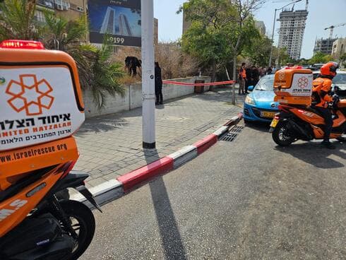 מזירת האירוע בבת ים מזירת האירוע בבת ים