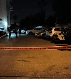 זירת הפיצוץ בעין גנים