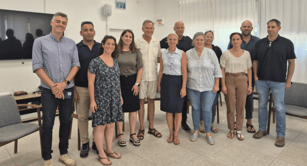 נציגי קרן היסוד והשגרירות הנוצרית בגליל העליון