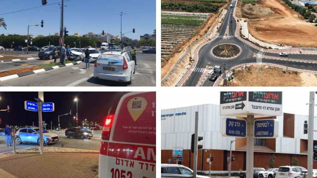 הצמתים שמסכנים חיי אדם בשרון הצמתים שמסכנים חיי אדם בשרון
