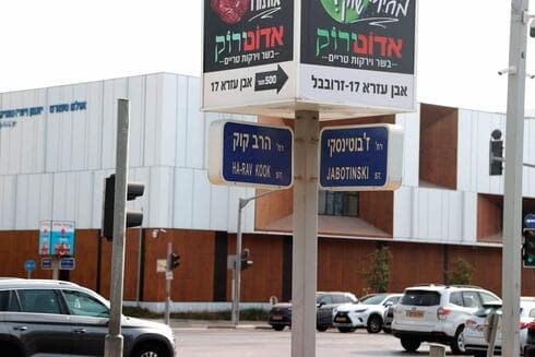 צומת הרב קוק, ז’בוטינסקי ושדרות שבעת הכוכבים הרצליה (צילום: מוטי קמחי) צומת הרב קוק, ז’בוטינסקי ושדרות שבעת הכוכבים הרצליה