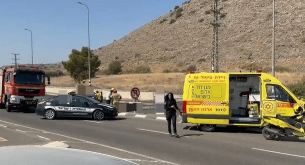 זירת התאונה הקטלנית בכביש 90 זירת התאונה הקטלנית בכביש 90