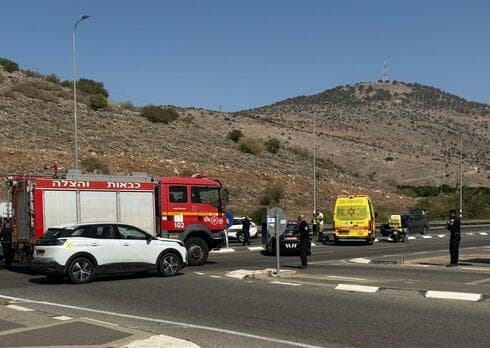 זירת התאונה הקטלנית בכביש 90 (צילום: תיעוד מבצעי מד"א) זירת התאונה הקטלנית בכביש 90