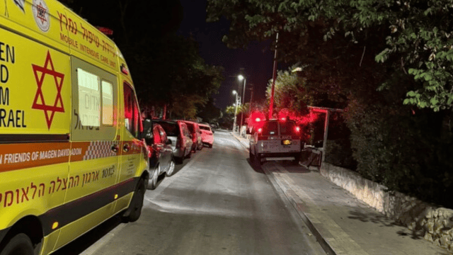 זירת האירוע בהרצליה