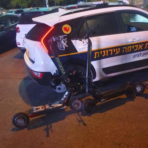 קורקינט חשמלי שהוחרם בראשון לציון קורקינט חשמלי שהוחרם בראשון לציון
