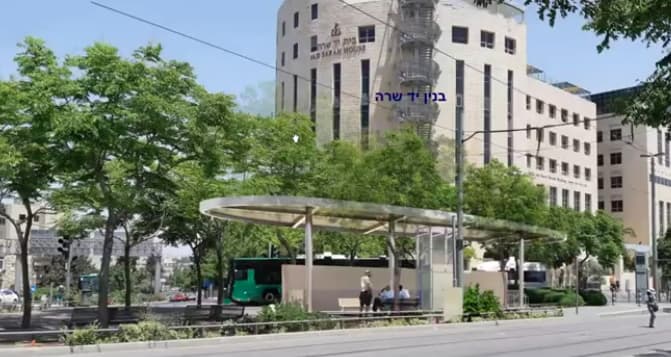 תוכנית המנהרה ביפה נוף (הדמיה: באדיבות חברת מוריה לפיתוח ירושלים) תוכנית המנהרה ביפה נוף