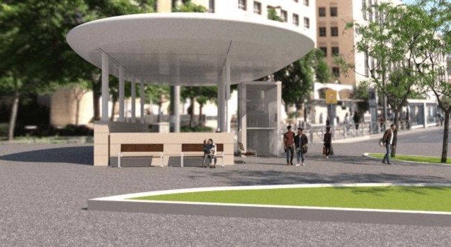 תוכנית המנהרה ביפה נוף (הדמיה: באדיבות חברת מוריה לפיתוח ירושלים) תוכנית המנהרה ביפה נוף