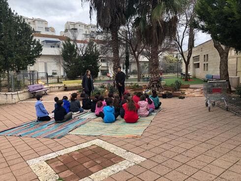 החווה האקולוגית במודיעין (צילום: באדיבות בית הספר ועיריית מודיעין) החווה האקולוגית במודיעין