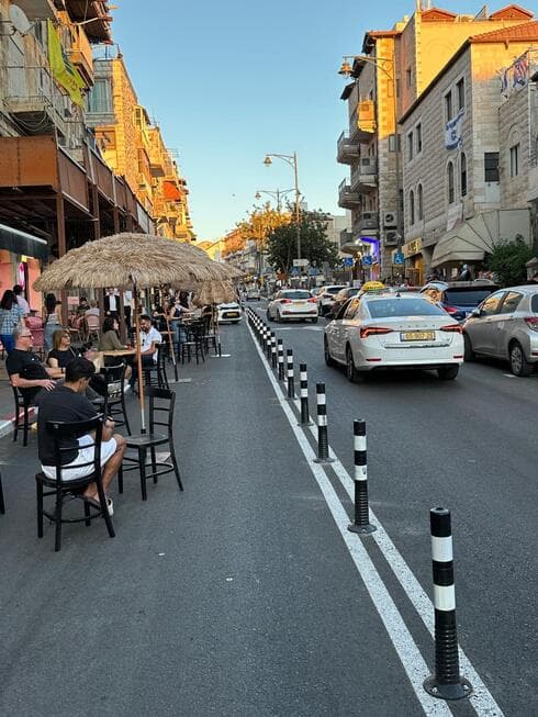 רחוב אגריפס ירושלים. שינוי משמעותי (צילום: עיריית ירושלים) רחוב אגריפס ירושלים